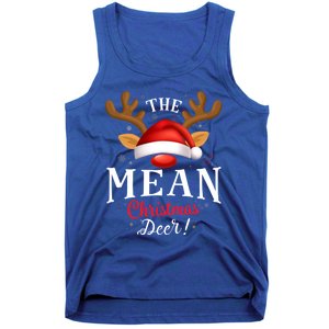 Mean Christmas Deer Pjs Xmas Family Matching Funny Gift Tank Top