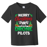 Merry Christmas Drone Pilots Fpv Drone Operator Xmas Toddler T-Shirt