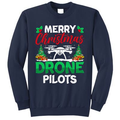 Merry Christmas Drone Pilots Fpv Drone Operator Xmas Sweatshirt