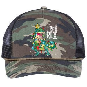 Merry Christmas Dinosaur Tree Rex Pajamas Boys Xmas Gift Retro Rope Trucker Hat Cap