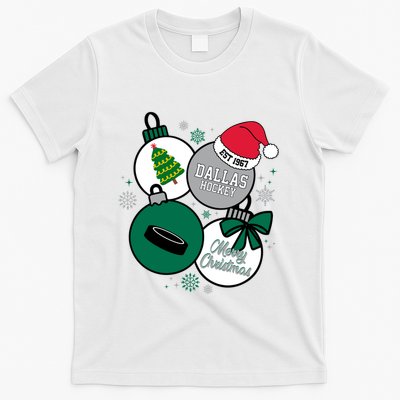 Merry Christmas Dallas Hockey Est 1967 T-Shirt
