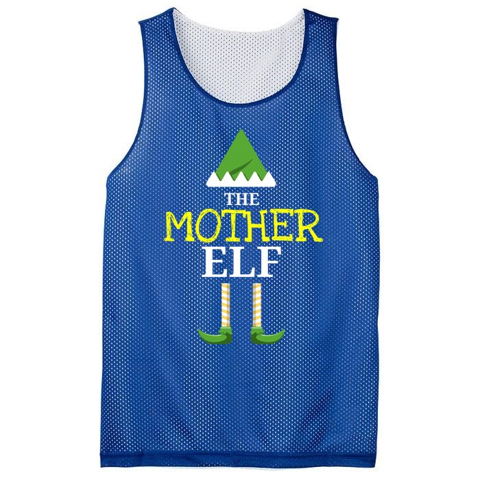 Matching Christmas Elf Family Designs: The Mother Elf Gift Mesh Reversible Basketball Jersey Tank