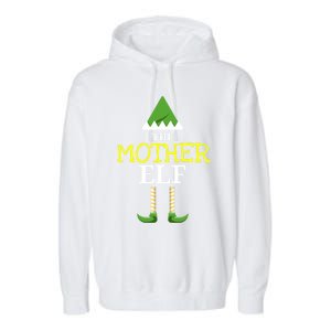 Matching Christmas Elf Family Designs: The Mother Elf Gift Garment-Dyed Fleece Hoodie