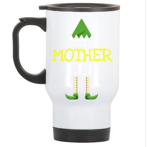 Matching Christmas Elf Family Designs: The Mother Elf Gift Stainless Steel Travel Mug