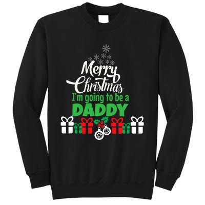 Merry Christmas Expecting Dad Pregnant Wife Sweatshirt