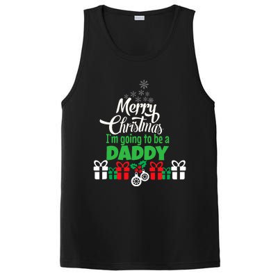 Merry Christmas Expecting Dad Pregnant Wife PosiCharge Competitor Tank