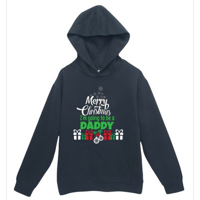 Merry Christmas Expecting Dad Pregnant Wife Urban Pullover Hoodie