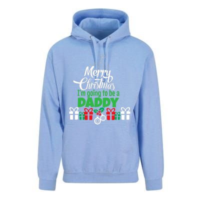 Merry Christmas Expecting Dad Pregnant Wife Unisex Surf Hoodie