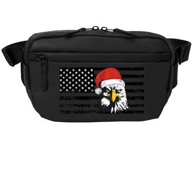 Merry Christmas Eagle Usa Flag Costume Santa Hat Xmas Hat Crossbody Pack