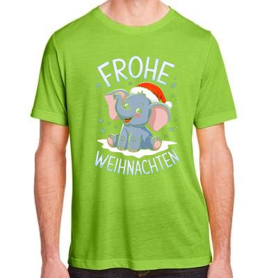 Merry Christmas Elephant Frohe Weihnachten Tank Top Adult ChromaSoft Performance T-Shirt