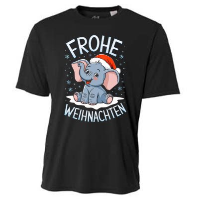 Merry Christmas Elephant Frohe Weihnachten Tank Top Cooling Performance Crew T-Shirt