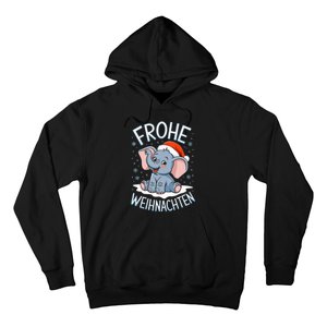 Merry Christmas Elephant Frohe Weihnachten Tank Top Hoodie