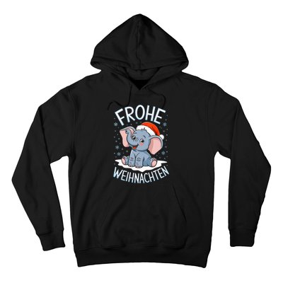 Merry Christmas Elephant Frohe Weihnachten Tank Top Hoodie