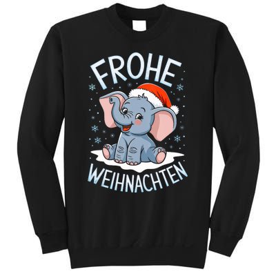 Merry Christmas Elephant Frohe Weihnachten Tank Top Sweatshirt