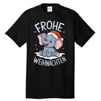 Merry Christmas Elephant Frohe Weihnachten Tank Top Tall T-Shirt