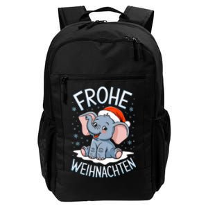 Merry Christmas Elephant Frohe Weihnachten Tank Top Daily Commute Backpack