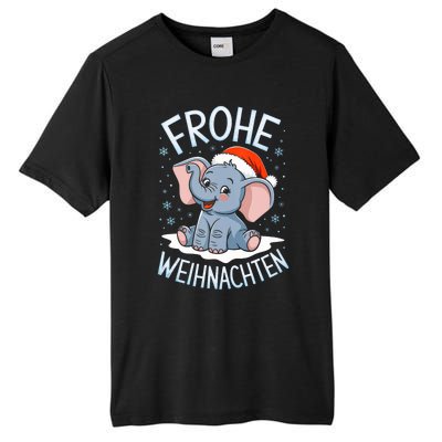 Merry Christmas Elephant Frohe Weihnachten Tank Top Tall Fusion ChromaSoft Performance T-Shirt