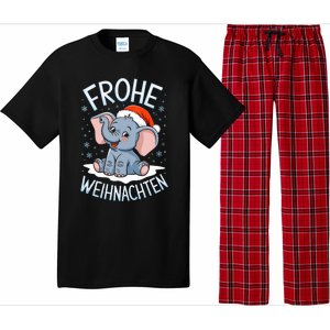 Merry Christmas Elephant Frohe Weihnachten Tank Top Pajama Set