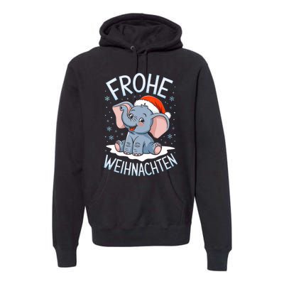 Merry Christmas Elephant Frohe Weihnachten Tank Top Premium Hoodie