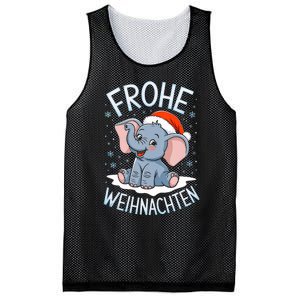 Merry Christmas Elephant Frohe Weihnachten Tank Top Mesh Reversible Basketball Jersey Tank