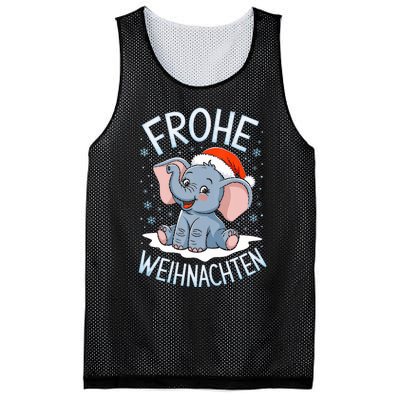 Merry Christmas Elephant Frohe Weihnachten Tank Top Mesh Reversible Basketball Jersey Tank