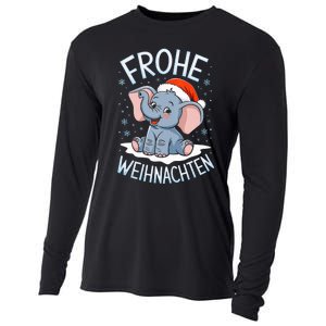 Merry Christmas Elephant Frohe Weihnachten Tank Top Cooling Performance Long Sleeve Crew