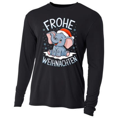 Merry Christmas Elephant Frohe Weihnachten Tank Top Cooling Performance Long Sleeve Crew