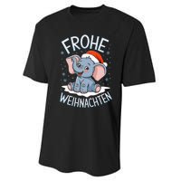 Merry Christmas Elephant Frohe Weihnachten Tank Top Performance Sprint T-Shirt