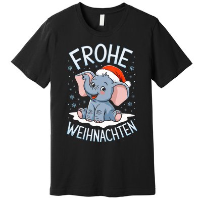 Merry Christmas Elephant Frohe Weihnachten Tank Top Premium T-Shirt