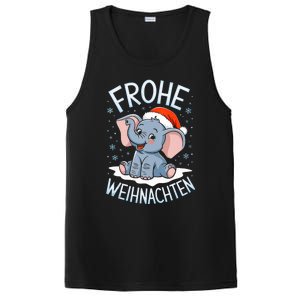 Merry Christmas Elephant Frohe Weihnachten Tank Top PosiCharge Competitor Tank