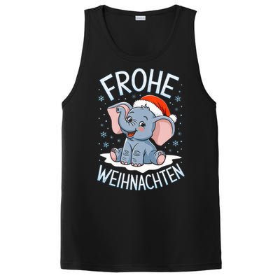 Merry Christmas Elephant Frohe Weihnachten Tank Top PosiCharge Competitor Tank