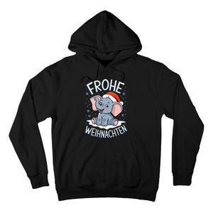 Merry Christmas Elephant Frohe Weihnachten Tank Top Tall Hoodie