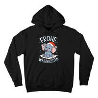 Merry Christmas Elephant Frohe Weihnachten Tank Top Tall Hoodie