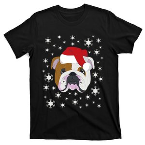 Merry Christmas English Bulldog Ugly Sweater T-Shirt