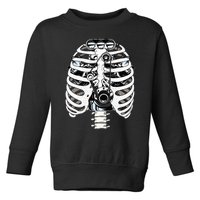 Mechanic Car Engineer Skeleton Mechanics Toddler Sweatshirt