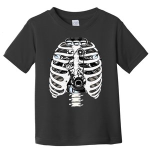 Mechanic Car Engineer Skeleton Mechanics Toddler T-Shirt