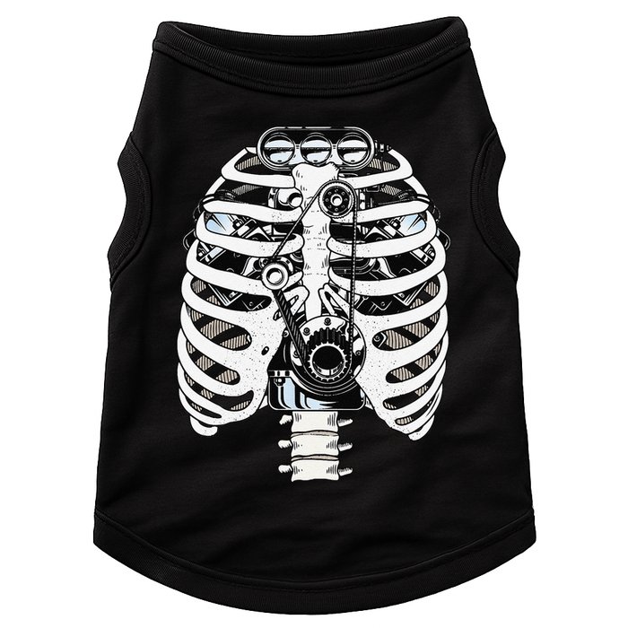 Mechanic Car Engineer Skeleton Mechanics Doggie Tank