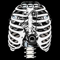 Mechanic Car Engineer Skeleton Mechanics Doggie Tank