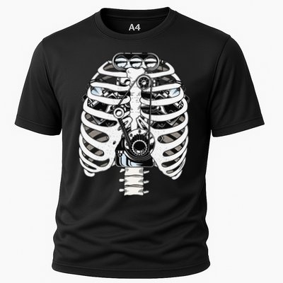 Mechanic Car Engineer Skeleton Mechanics Performance Shirt