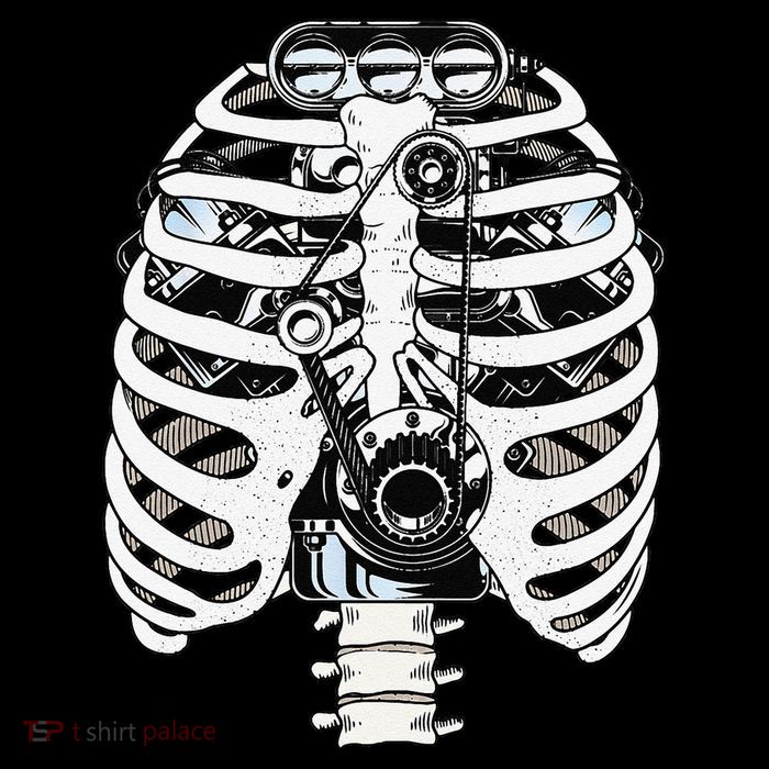 Mechanic Car Engineer Skeleton Mechanics Performance Shirt