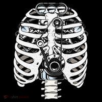 Mechanic Car Engineer Skeleton Mechanics Impact Tech Backpack
