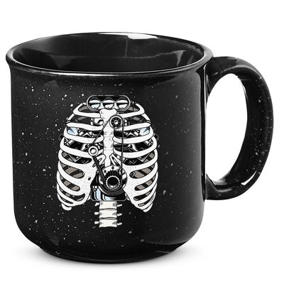 Mechanic Car Engineer Skeleton Mechanics 15oz Campfire Ceramic Mug