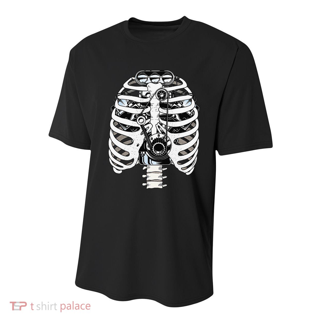 Mechanic Car Engineer Skeleton Mechanics Youth Performance Sprint T-Shirt