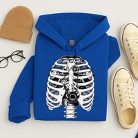 Mechanic Car Engineer Skeleton Mechanics Hoodie