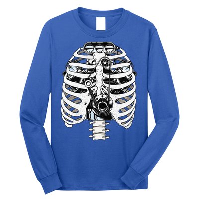 Mechanic Car Engineer Skeleton Mechanics Long Sleeve Shirt