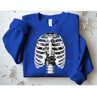Mechanic Car Engineer Skeleton Mechanics Sweatshirt