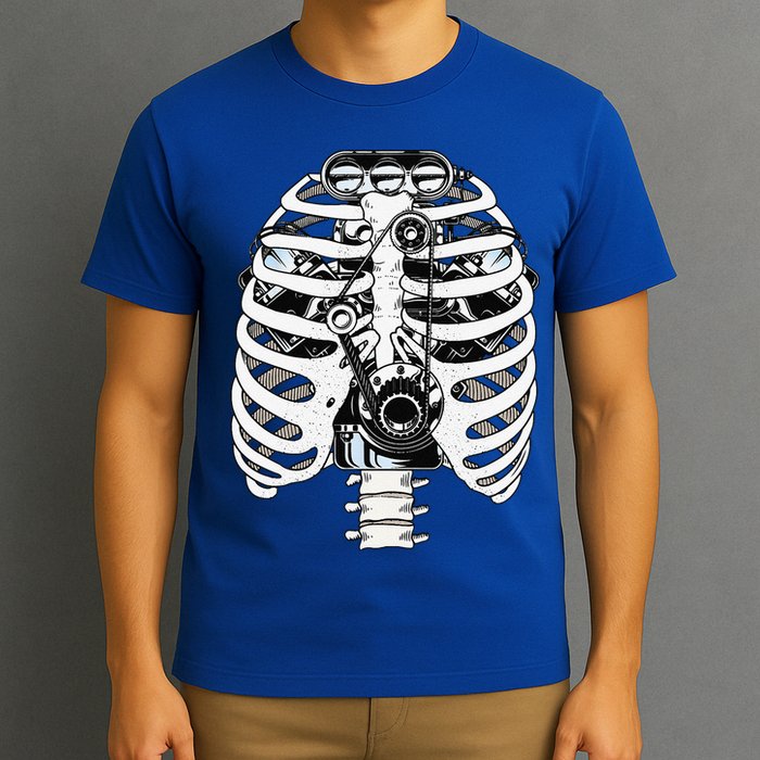 Mechanic Car Engineer Skeleton Mechanics T-Shirt