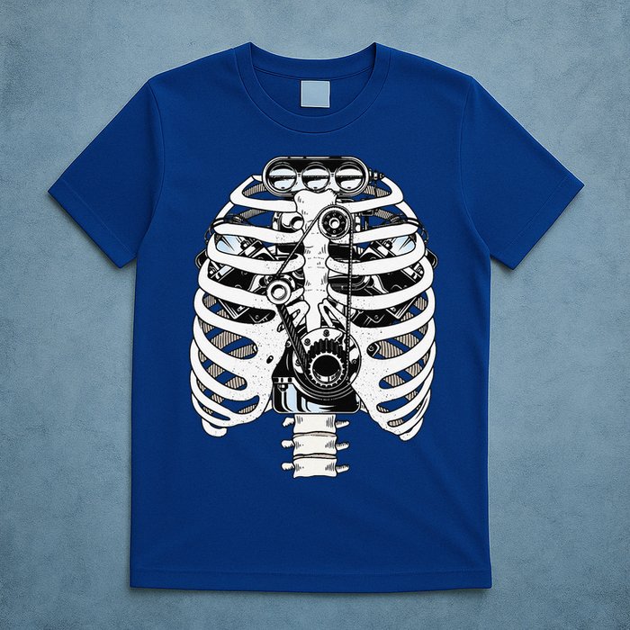 Mechanic Car Engineer Skeleton Mechanics T-Shirt