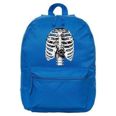 Mechanic Car Engineer Skeleton Mechanics 16 in Basic Backpack
