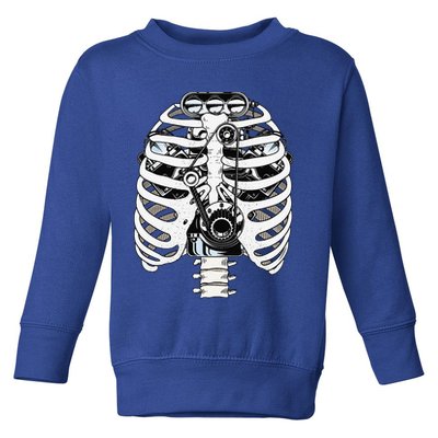 Mechanic Car Engineer Skeleton Mechanics Toddler Sweatshirt